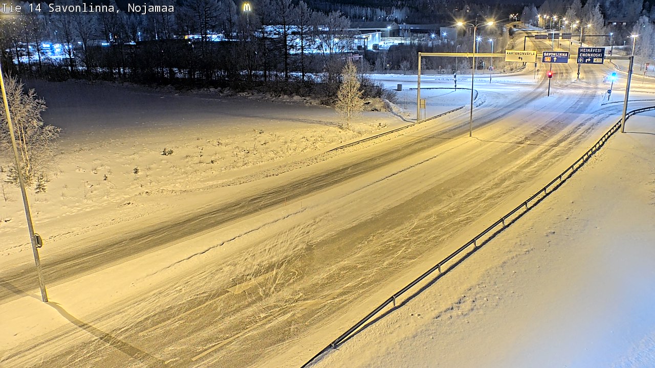 Kelikamerat Kuva Tie 14 Savonlinna, Nojanmaa, Savonlinna, Etelä-Savo