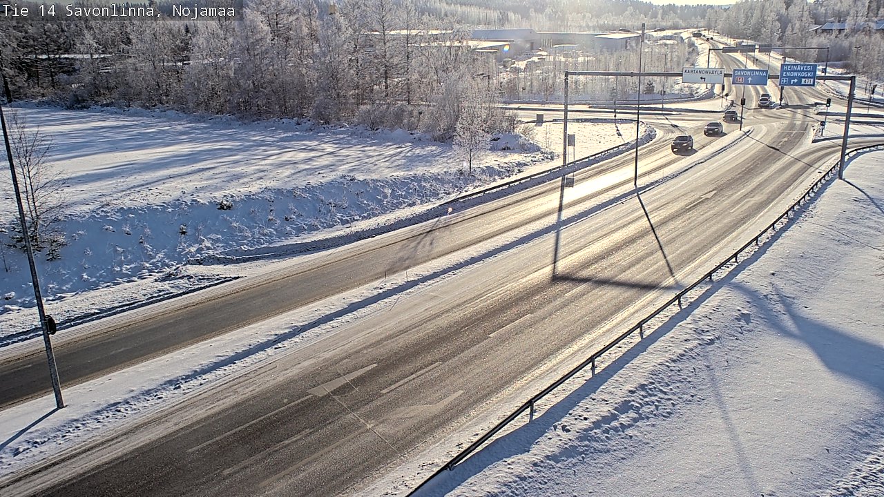 Weather Camera Image Road 14 Savonlinna, Nojanmaa, Savonlinna, Etelä-Savo