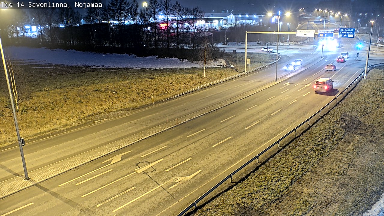 Weather Camera Image Road 14 Savonlinna, Nojanmaa, Savonlinna, Etelä-Savo