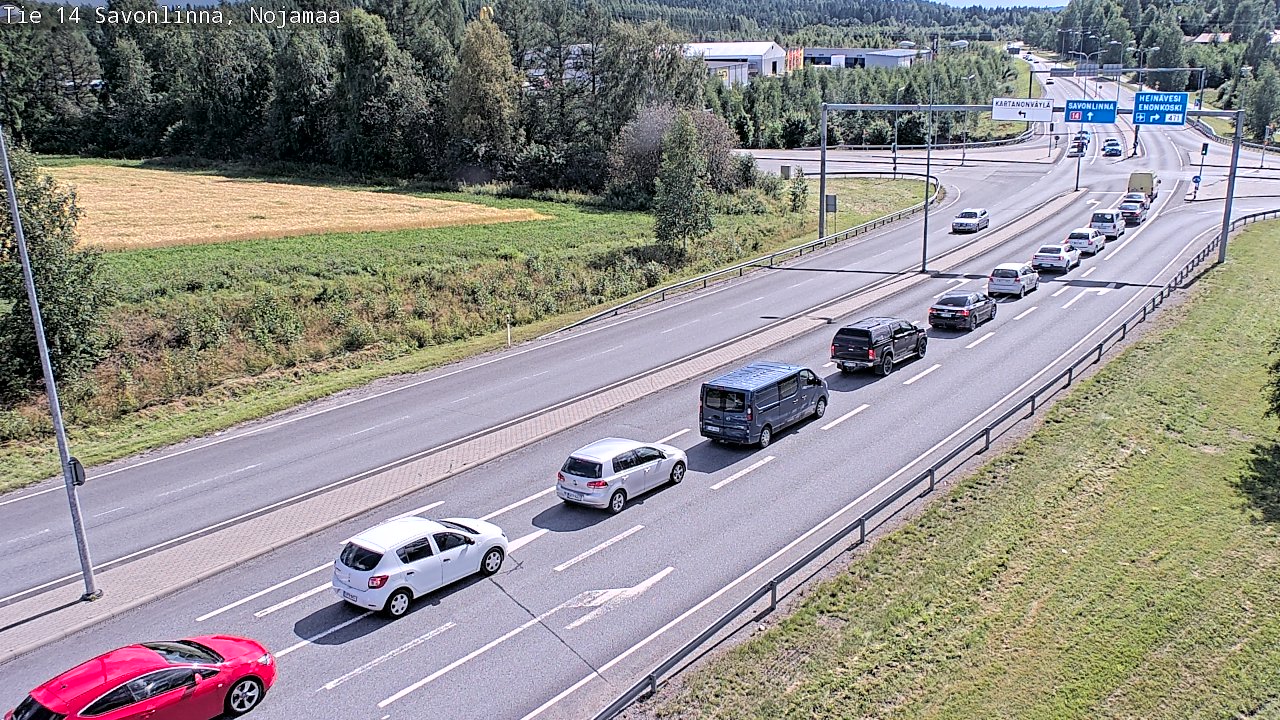Kelikamerat Kuva Tie 14 Savonlinna, Nojanmaa, Savonlinna, Etelä-Savo