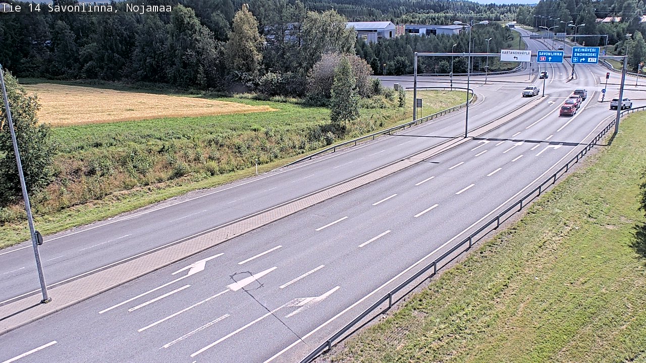 Kelikamerat Kuva Tie 14 Savonlinna, Nojanmaa, Savonlinna, Etelä-Savo