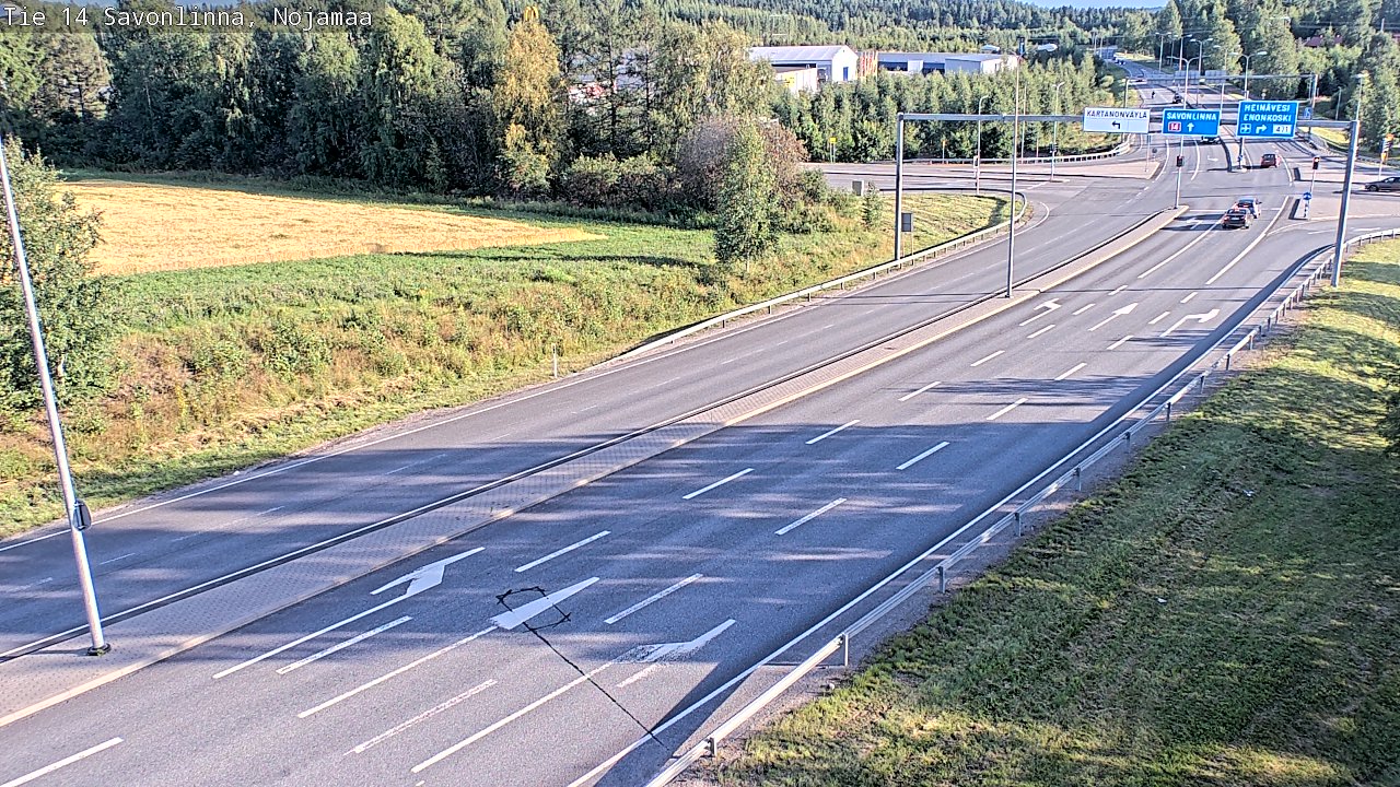 Kelikamerat Kuva Tie 14 Savonlinna, Nojanmaa, Savonlinna, Etelä-Savo
