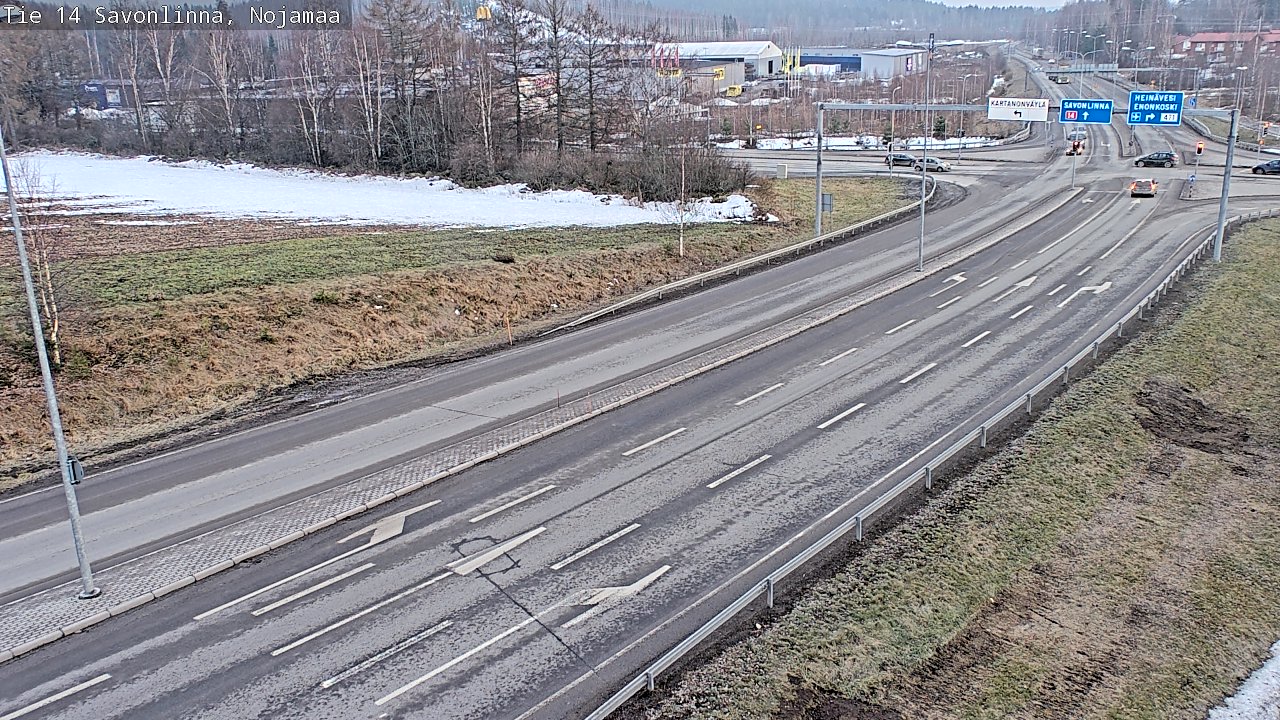 Weather Camera Image Road 14 Savonlinna, Nojanmaa, Savonlinna, Etelä-Savo