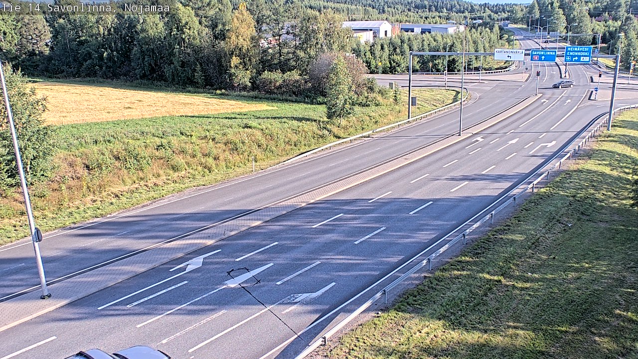 Kelikamerat Kuva Tie 14 Savonlinna, Nojanmaa, Savonlinna, Etelä-Savo