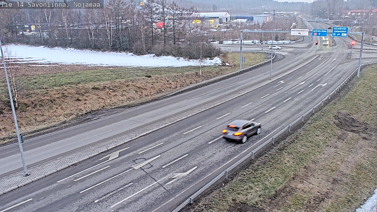 Weather Camera Image Road 14 Savonlinna, Nojanmaa, Savonlinna, Etelä-Savo