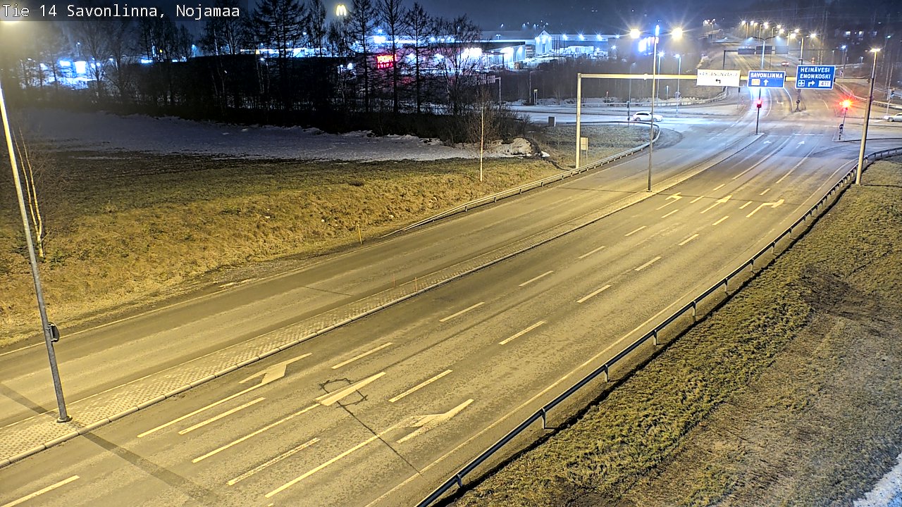 Weather Camera Image Road 14 Savonlinna, Nojanmaa, Savonlinna, Etelä-Savo