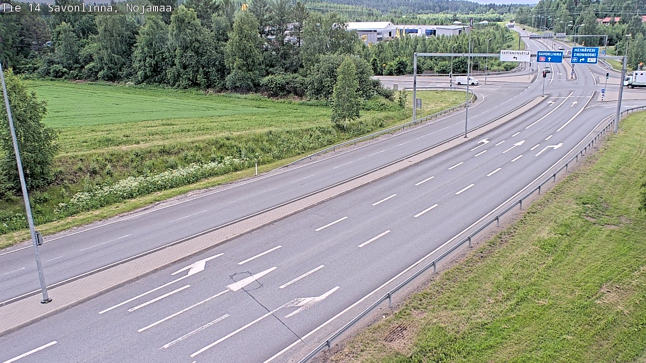 Kelikamerat Kuva Tie 14 Savonlinna, Nojanmaa, Savonlinna, Etelä-Savo