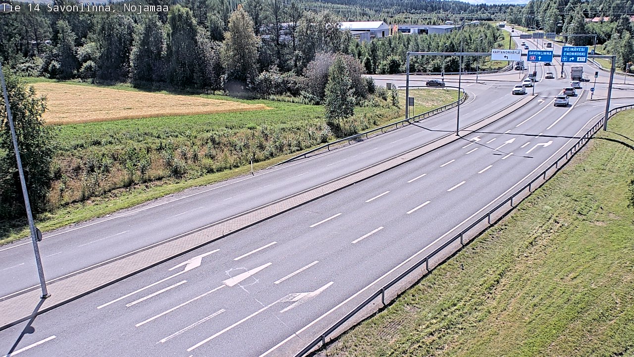 Kelikamerat Kuva Tie 14 Savonlinna, Nojanmaa, Savonlinna, Etelä-Savo