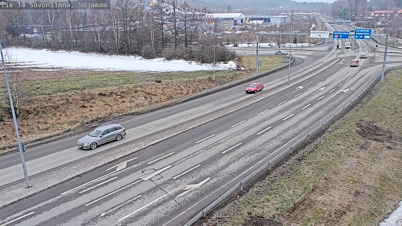 Weather Camera Image Road 14 Savonlinna, Nojanmaa, Savonlinna, Etelä-Savo