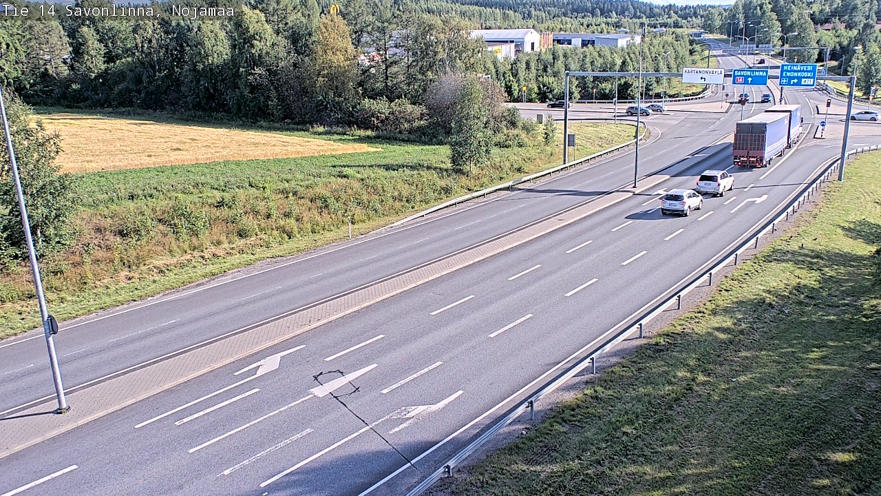 Kelikamerat Kuva Tie 14 Savonlinna, Nojanmaa, Savonlinna, Etelä-Savo