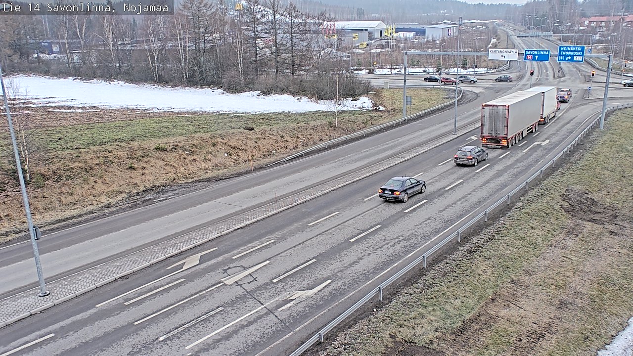 Weather Camera Image Road 14 Savonlinna, Nojanmaa, Savonlinna, Etelä-Savo