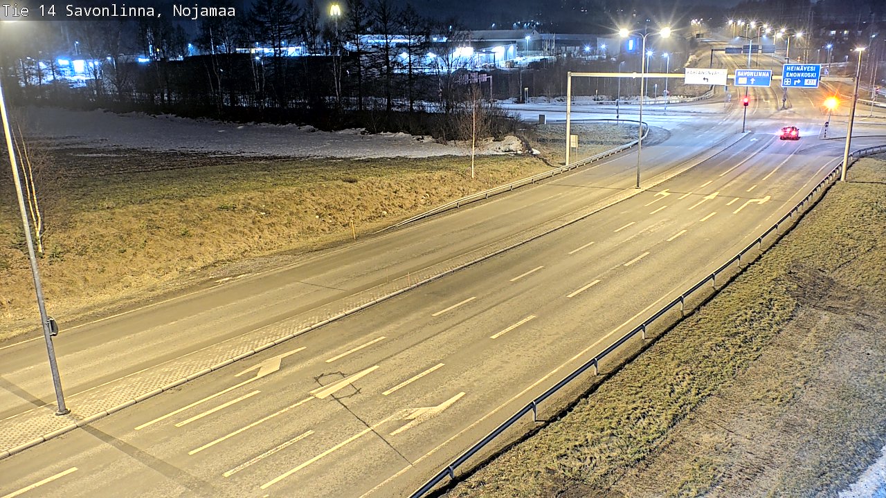 Weather Camera Image Road 14 Savonlinna, Nojanmaa, Savonlinna, Etelä-Savo