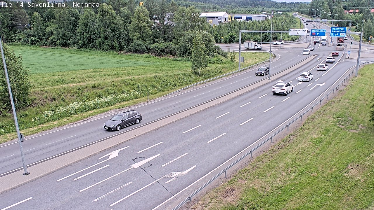 Kelikamerat Kuva Tie 14 Savonlinna, Nojanmaa, Savonlinna, Etelä-Savo
