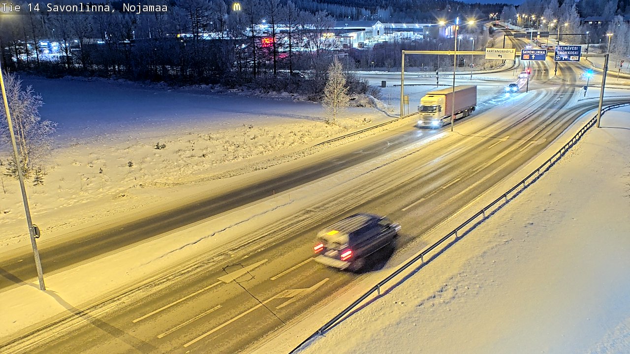 Kelikamerat Kuva Tie 14 Savonlinna, Nojanmaa, Savonlinna, Etelä-Savo