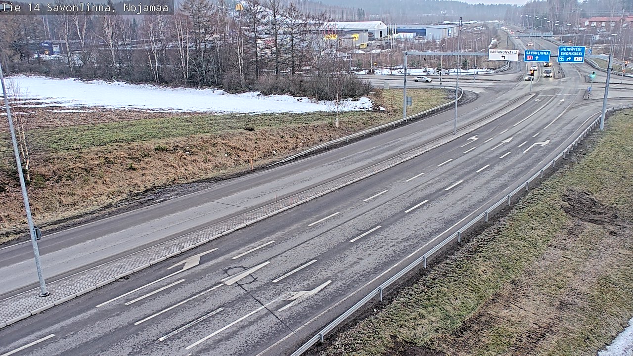 Weather Camera Image Road 14 Savonlinna, Nojanmaa, Savonlinna, Etelä-Savo