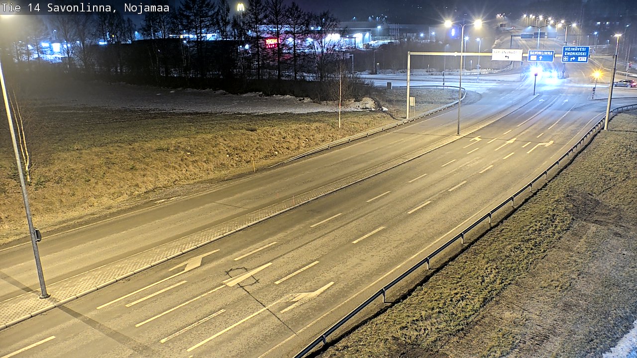Weather Camera Image Road 14 Savonlinna, Nojanmaa, Savonlinna, Etelä-Savo