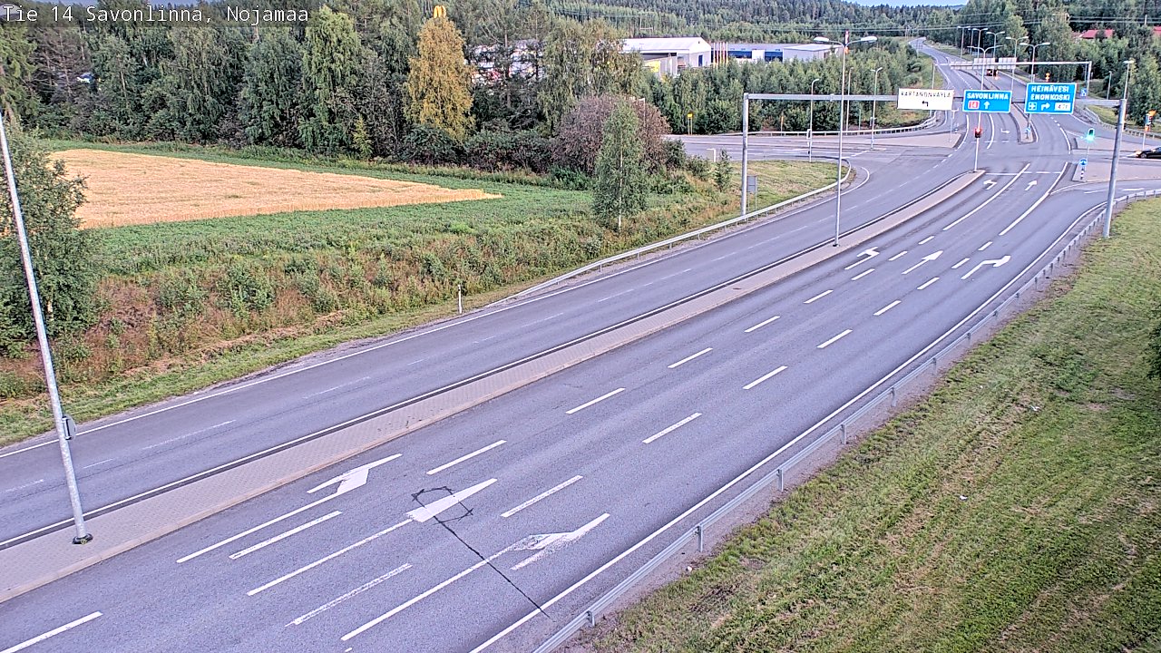 Kelikamerat Kuva Tie 14 Savonlinna, Nojanmaa, Savonlinna, Etelä-Savo