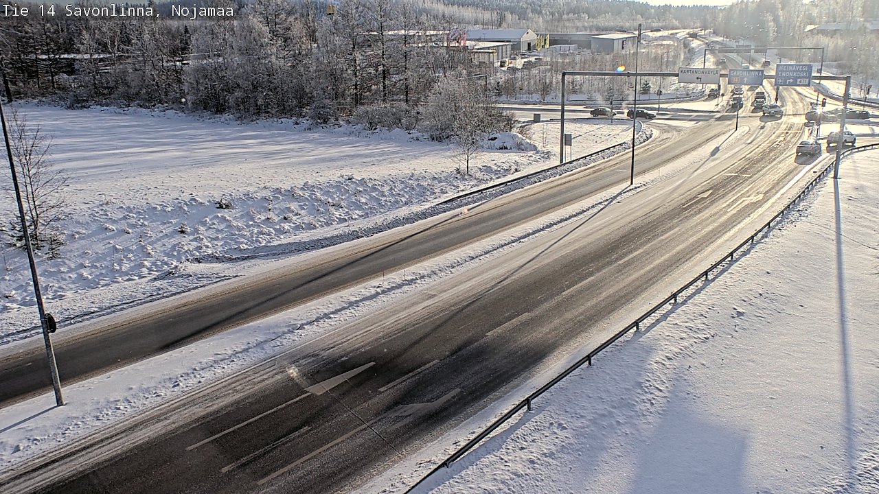 Weather Camera Image Väg 14 Nyslott, Nojanmaa, Savonlinna, Etelä-Savo