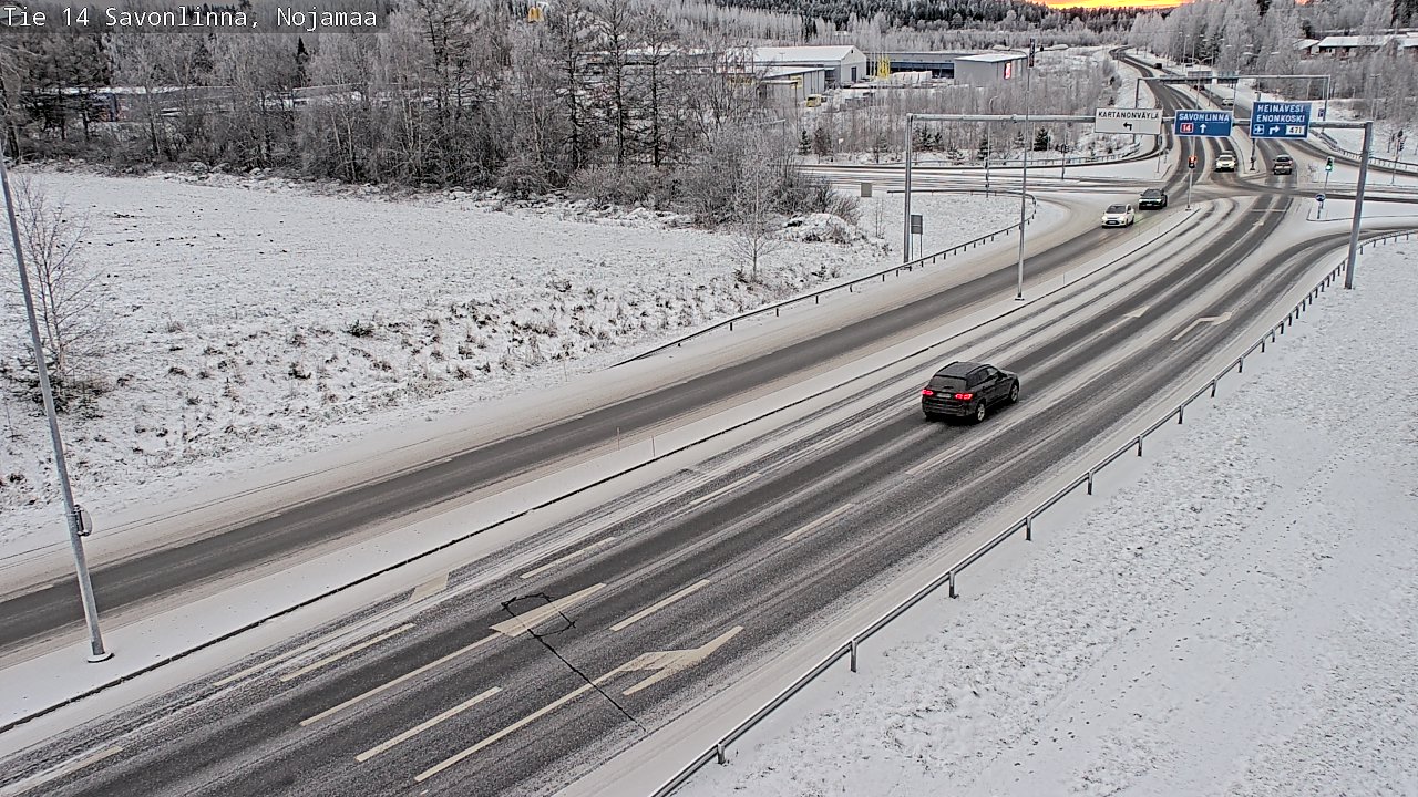 Kelikamerat Kuva Tie 14 Savonlinna, Nojanmaa, Savonlinna, Etelä-Savo