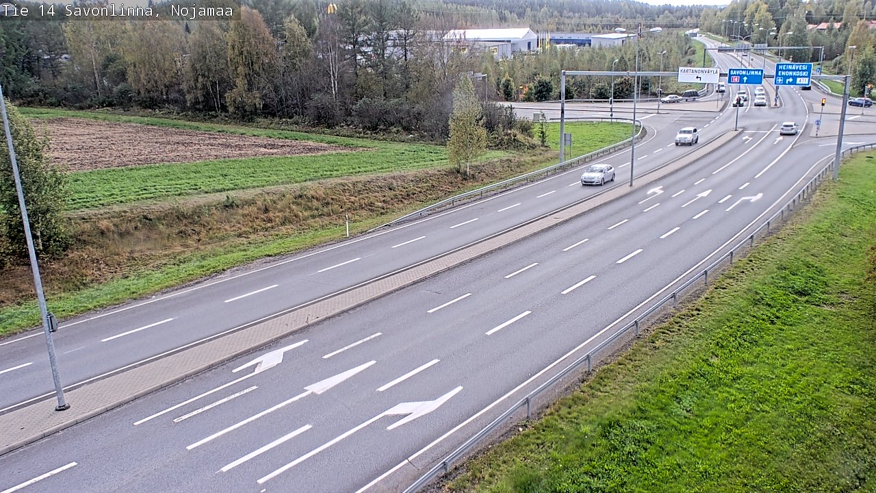 Kelikamerat Kuva Tie 14 Savonlinna, Nojanmaa, Savonlinna, Etelä-Savo