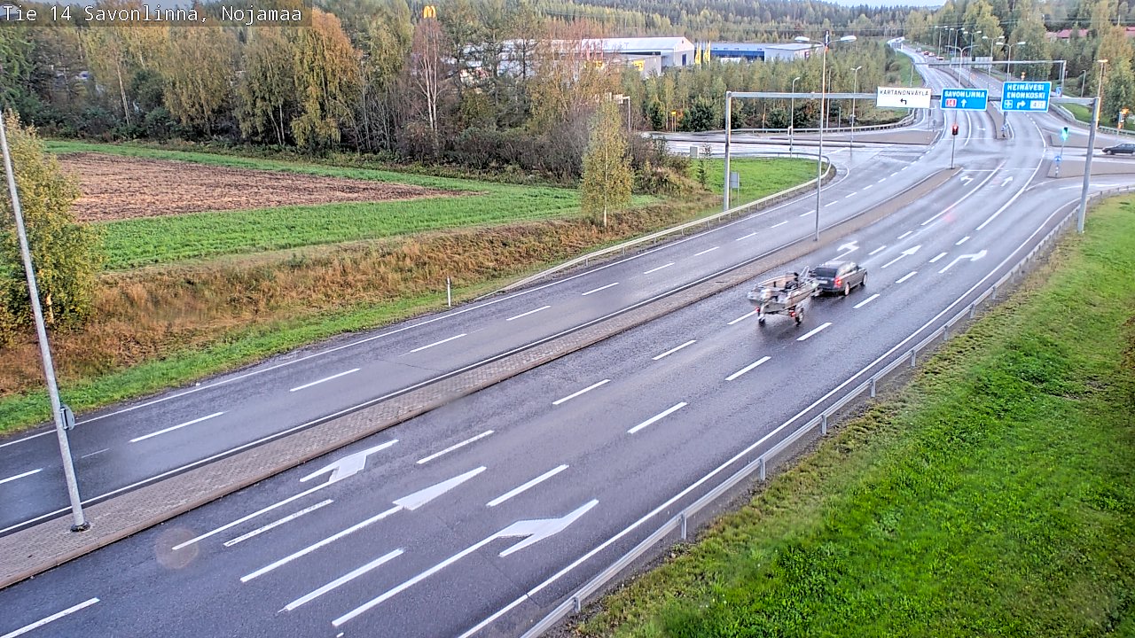 Weather Camera Image Road 14 Savonlinna, Nojanmaa, Savonlinna, Etelä-Savo