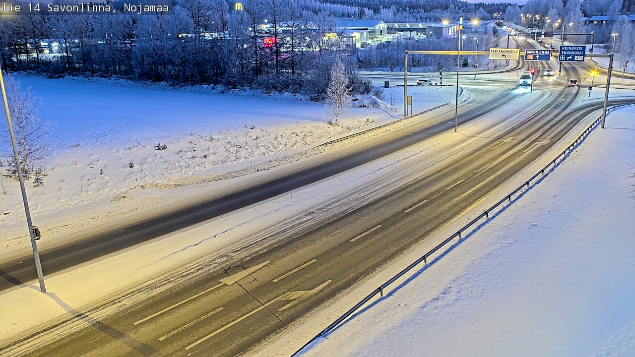 Kelikamerat Kuva Tie 14 Savonlinna, Nojanmaa, Savonlinna, Etelä-Savo