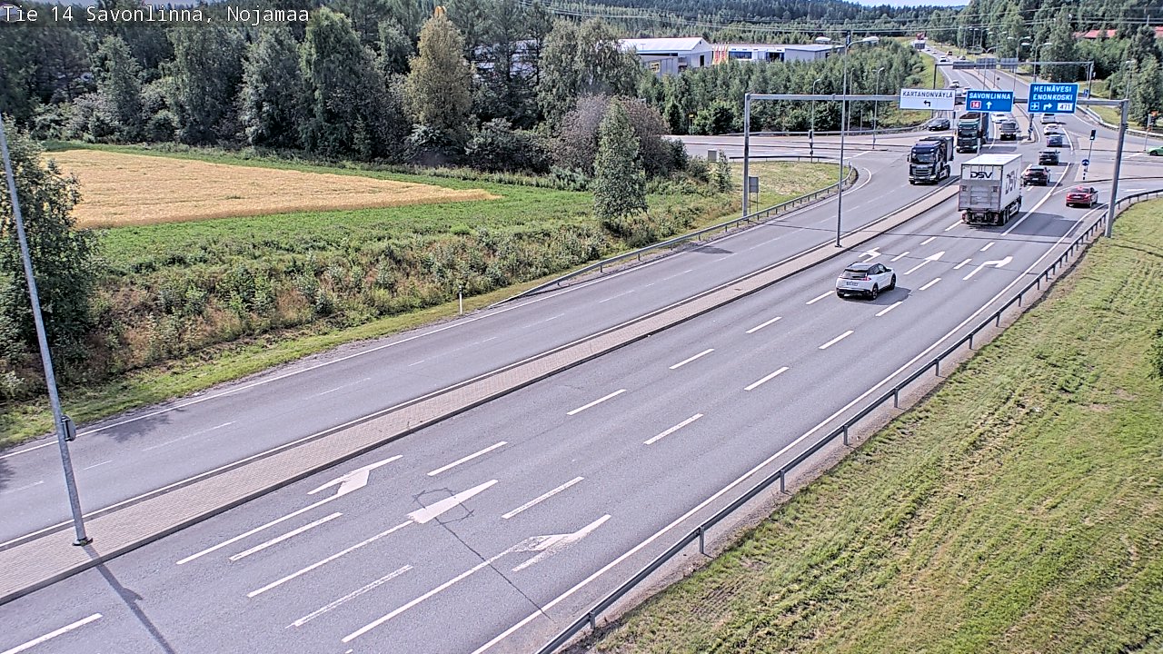 Kelikamerat Kuva Tie 14 Savonlinna, Nojanmaa, Savonlinna, Etelä-Savo