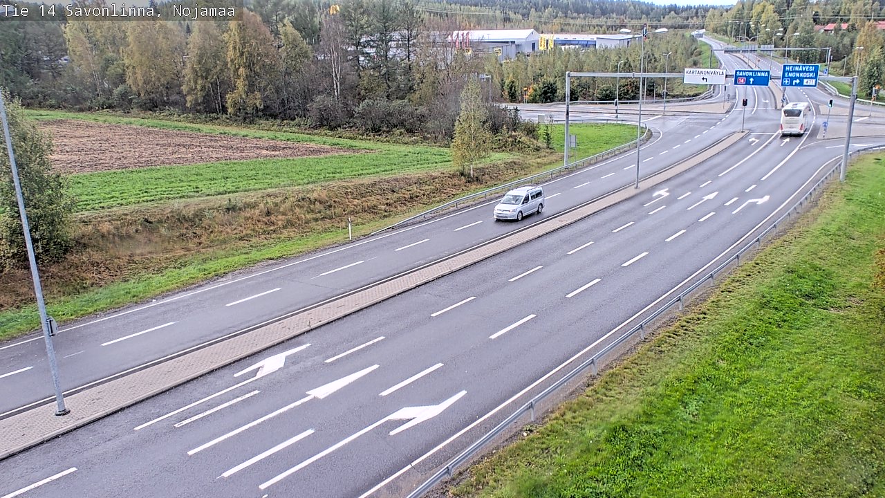 Weather Camera Image Road 14 Savonlinna, Nojanmaa, Savonlinna, Etelä-Savo