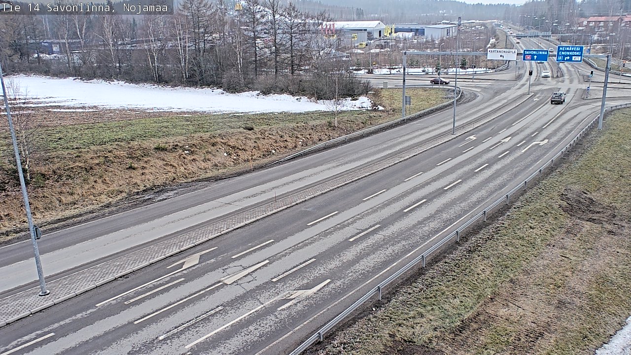 Weather Camera Image Road 14 Savonlinna, Nojanmaa, Savonlinna, Etelä-Savo