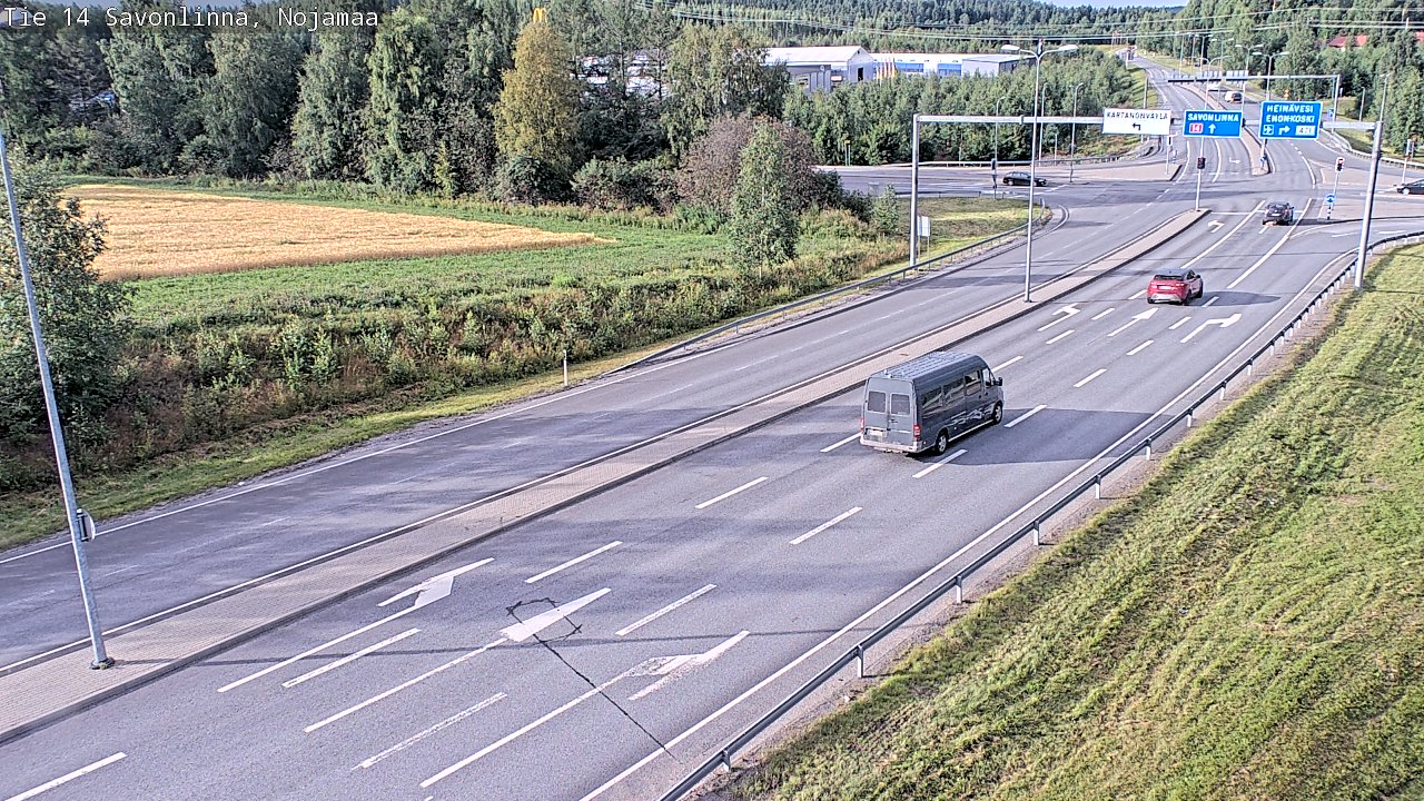 Weather Camera Image Road 14 Savonlinna, Nojanmaa, Savonlinna, Etelä-Savo