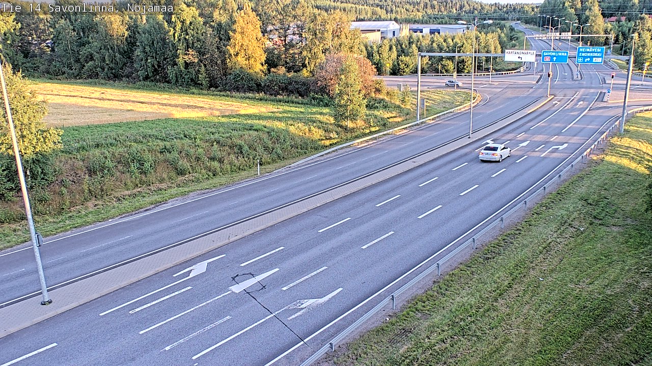 Kelikamerat Kuva Tie 14 Savonlinna, Nojanmaa, Savonlinna, Etelä-Savo