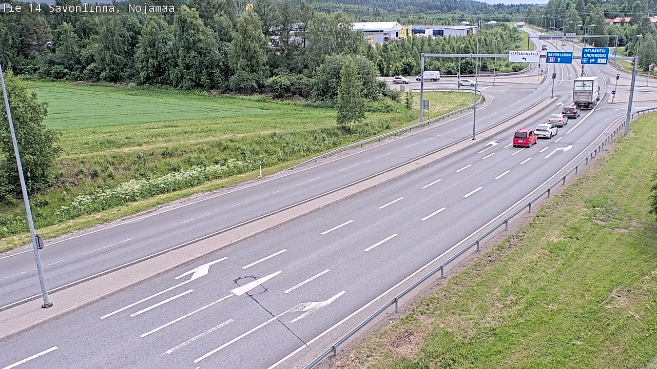 Kelikamerat Kuva Tie 14 Savonlinna, Nojanmaa, Savonlinna, Etelä-Savo