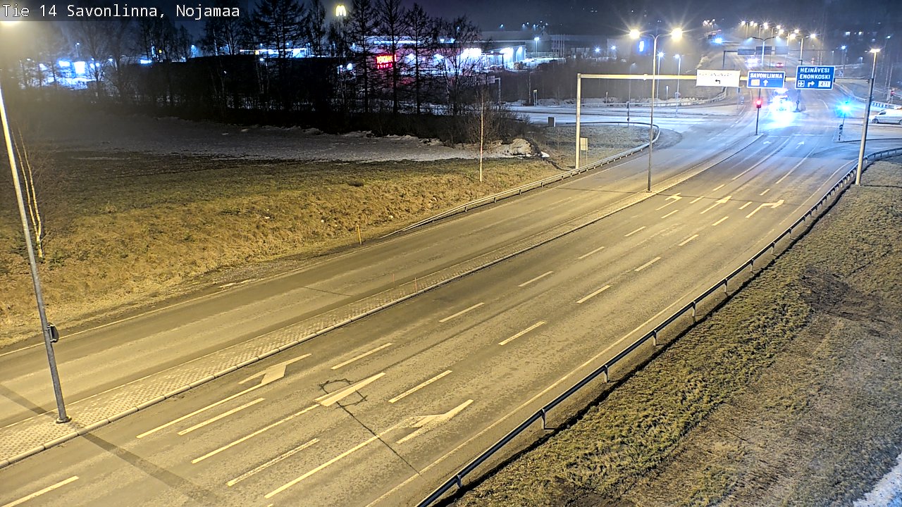 Weather Camera Image Road 14 Savonlinna, Nojanmaa, Savonlinna, Etelä-Savo