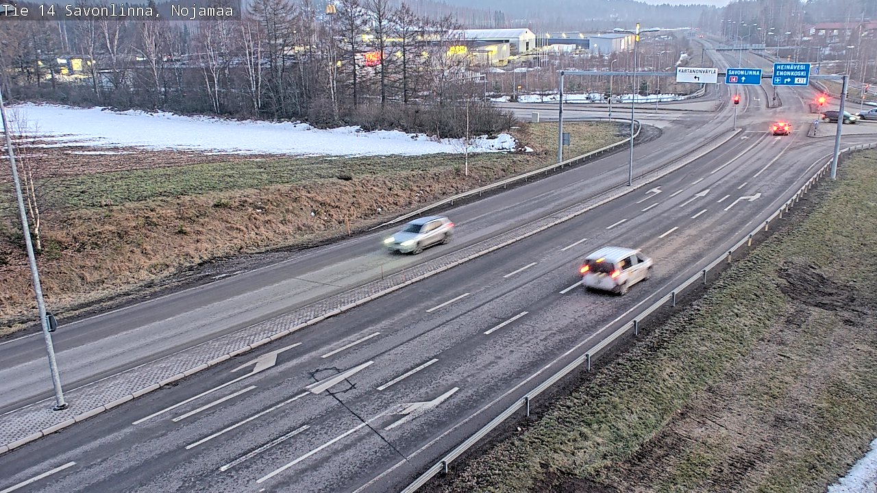 Weather Camera Image Road 14 Savonlinna, Nojanmaa, Savonlinna, Etelä-Savo
