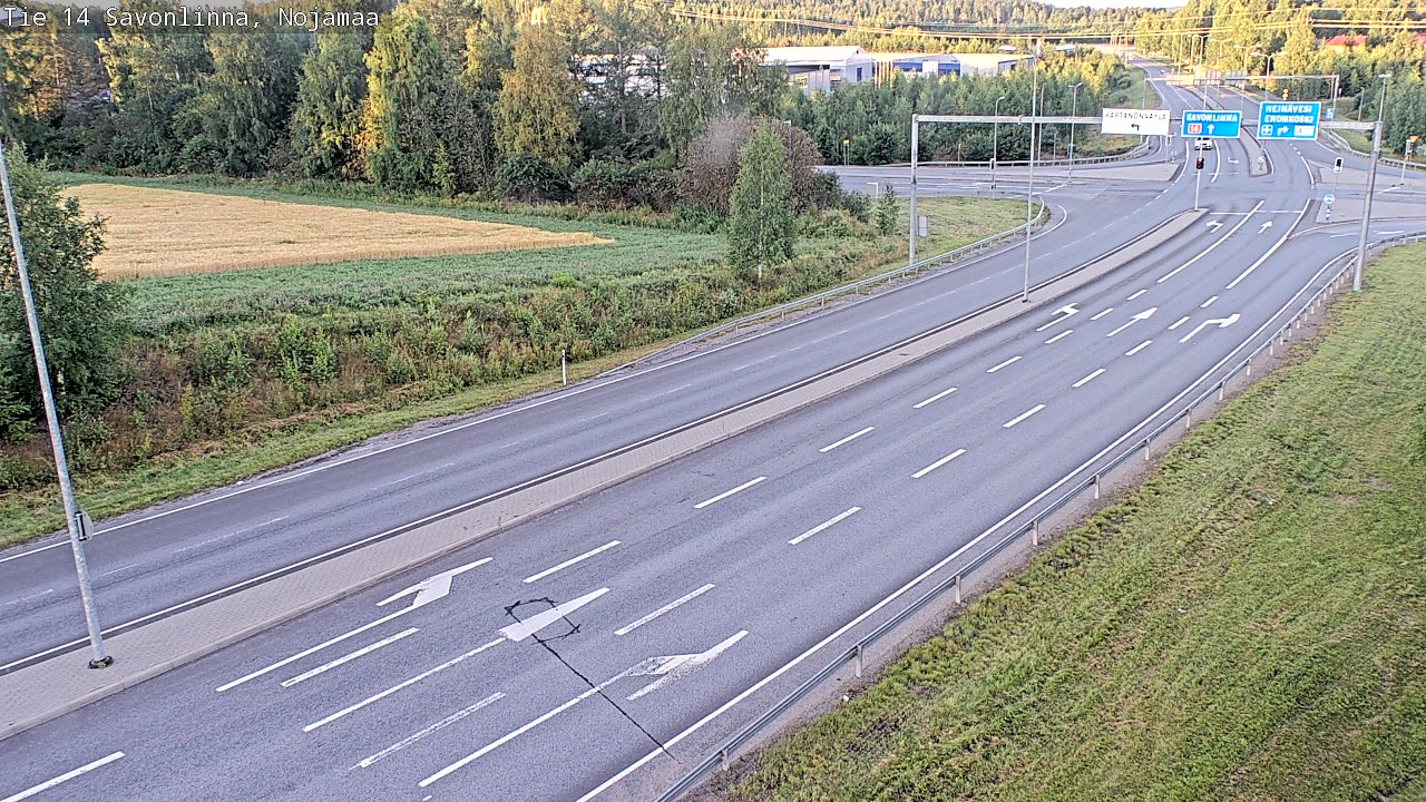 Weather Camera Image Road 14 Savonlinna, Nojanmaa, Savonlinna, Etelä-Savo