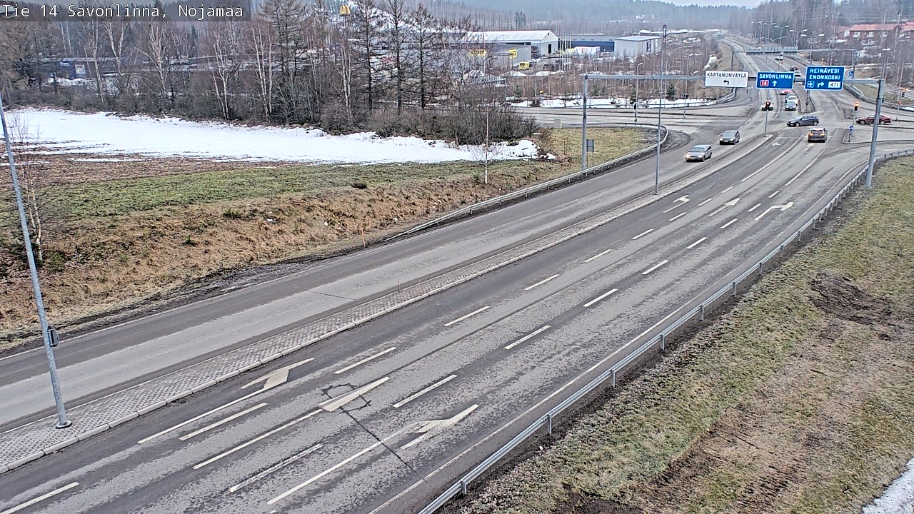 Weather Camera Image Road 14 Savonlinna, Nojanmaa, Savonlinna, Etelä-Savo