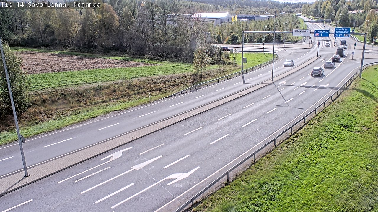 Kelikamerat Kuva Tie 14 Savonlinna, Nojanmaa, Savonlinna, Etelä-Savo