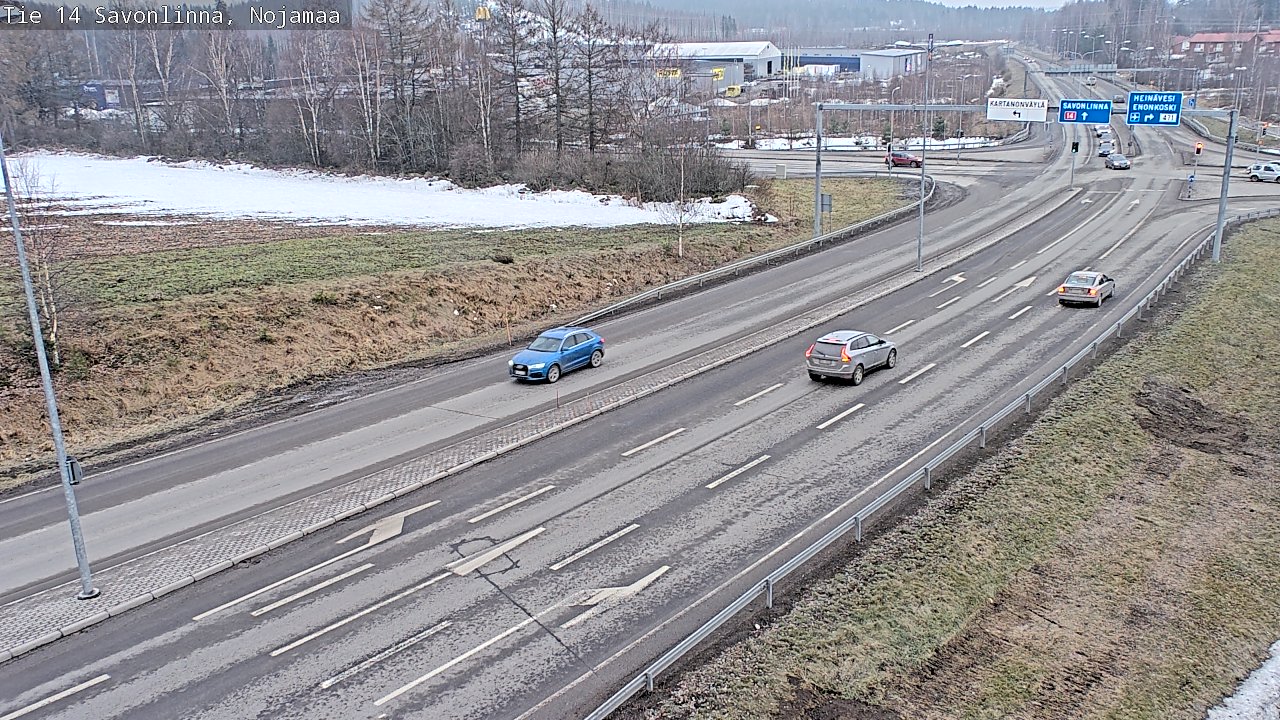 Weather Camera Image Road 14 Savonlinna, Nojanmaa, Savonlinna, Etelä-Savo