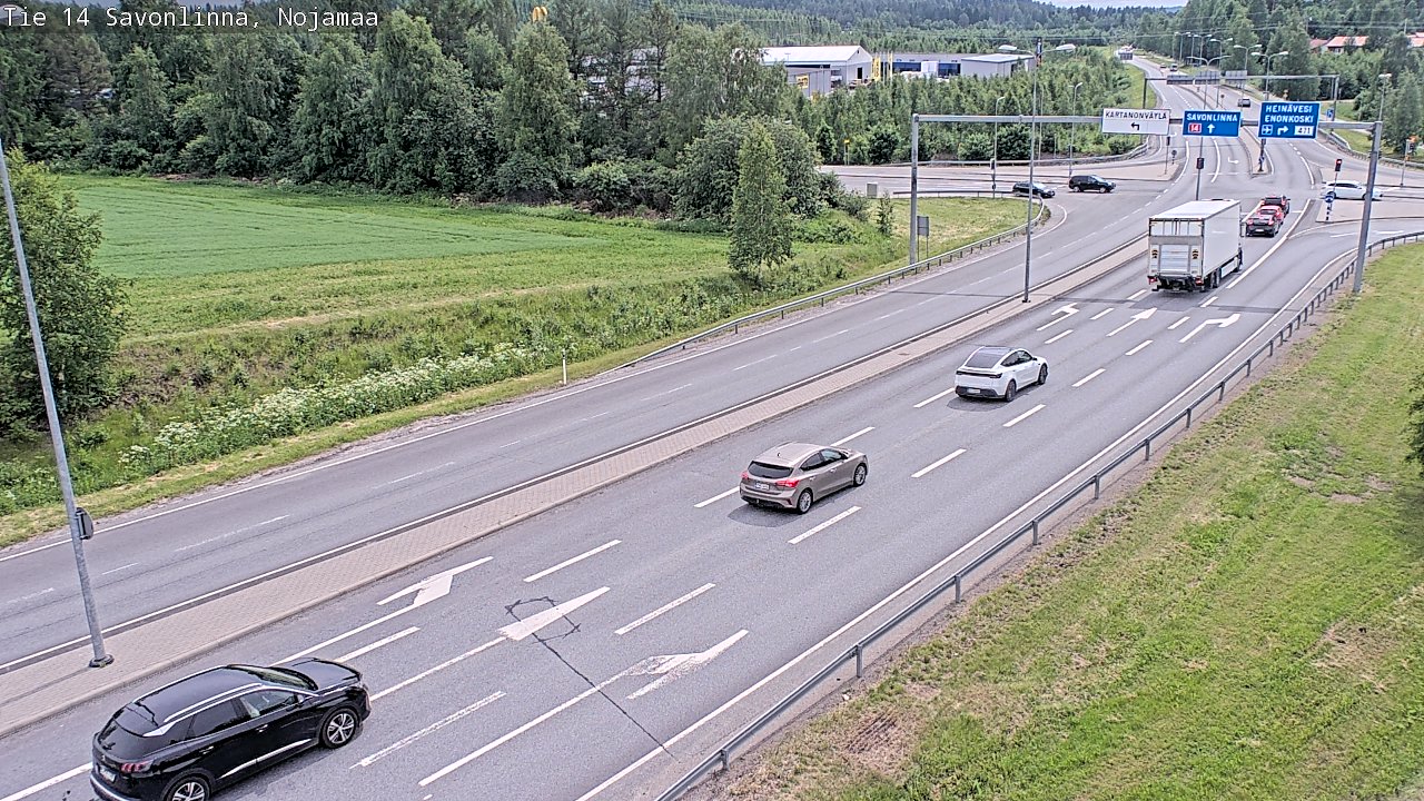 Kelikamerat Kuva Tie 14 Savonlinna, Nojanmaa, Savonlinna, Etelä-Savo