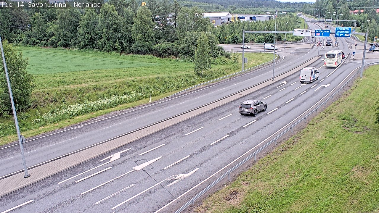 Weather Camera Image Väg 14 Nyslott, Nojanmaa, Savonlinna, Etelä-Savo