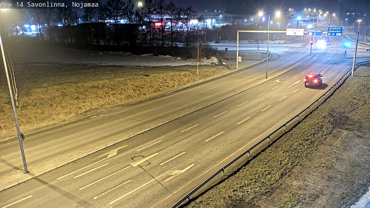 Weather Camera Image Road 14 Savonlinna, Nojanmaa, Savonlinna, Etelä-Savo