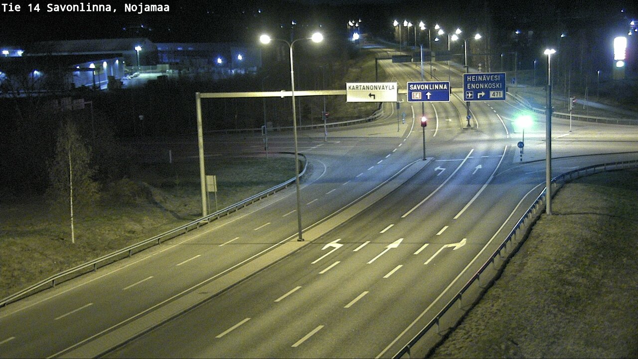 Weather Camera Image Väg 14 Nyslott, Nojanmaa, Savonlinna, Etelä-Savo