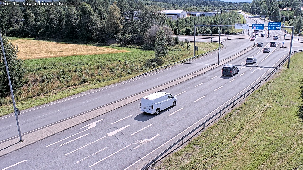 Kelikamerat Kuva Tie 14 Savonlinna, Nojanmaa, Savonlinna, Etelä-Savo