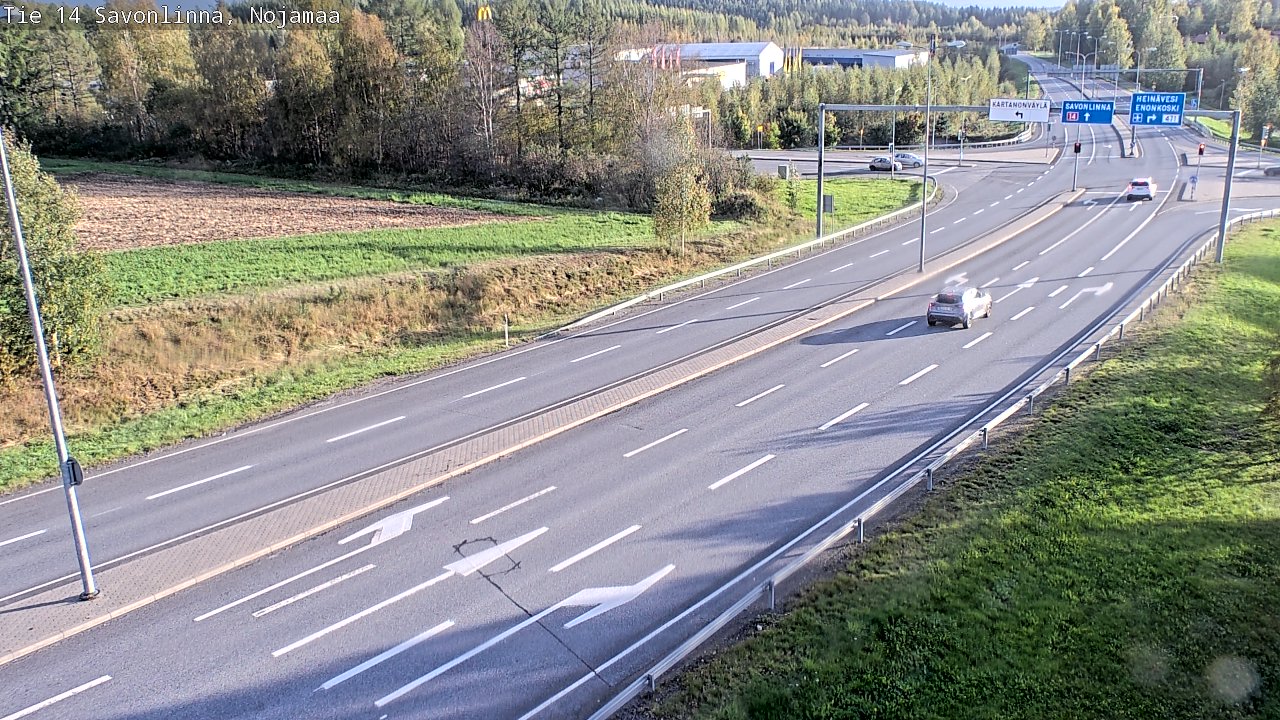 Weather Camera Image Road 14 Savonlinna, Nojanmaa, Savonlinna, Etelä-Savo