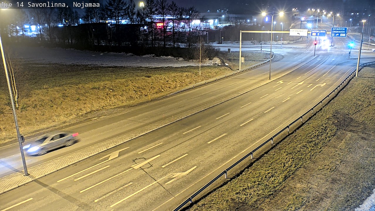 Weather Camera Image Road 14 Savonlinna, Nojanmaa, Savonlinna, Etelä-Savo
