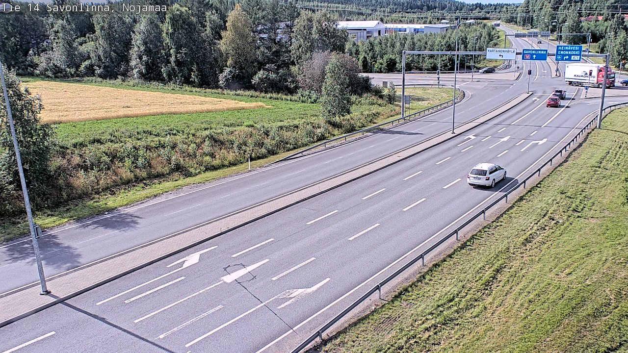 Kelikamerat Kuva Tie 14 Savonlinna, Nojanmaa, Savonlinna, Etelä-Savo
