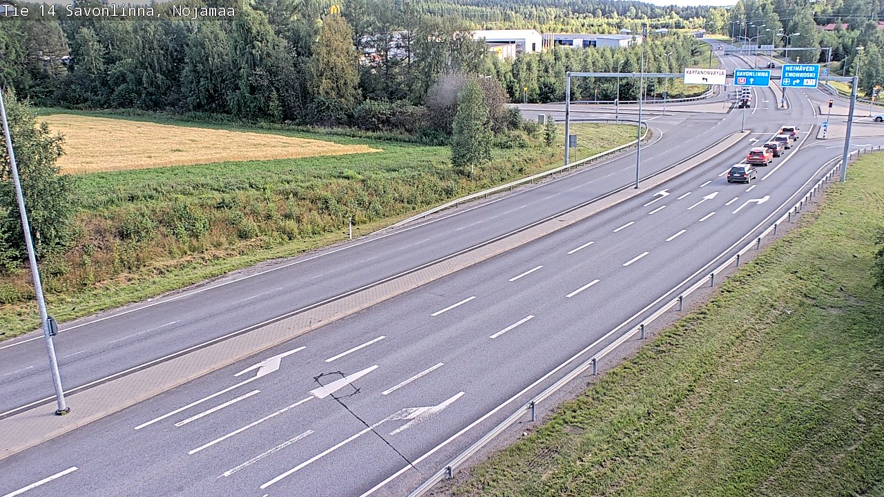Kelikamerat Kuva Tie 14 Savonlinna, Nojanmaa, Savonlinna, Etelä-Savo