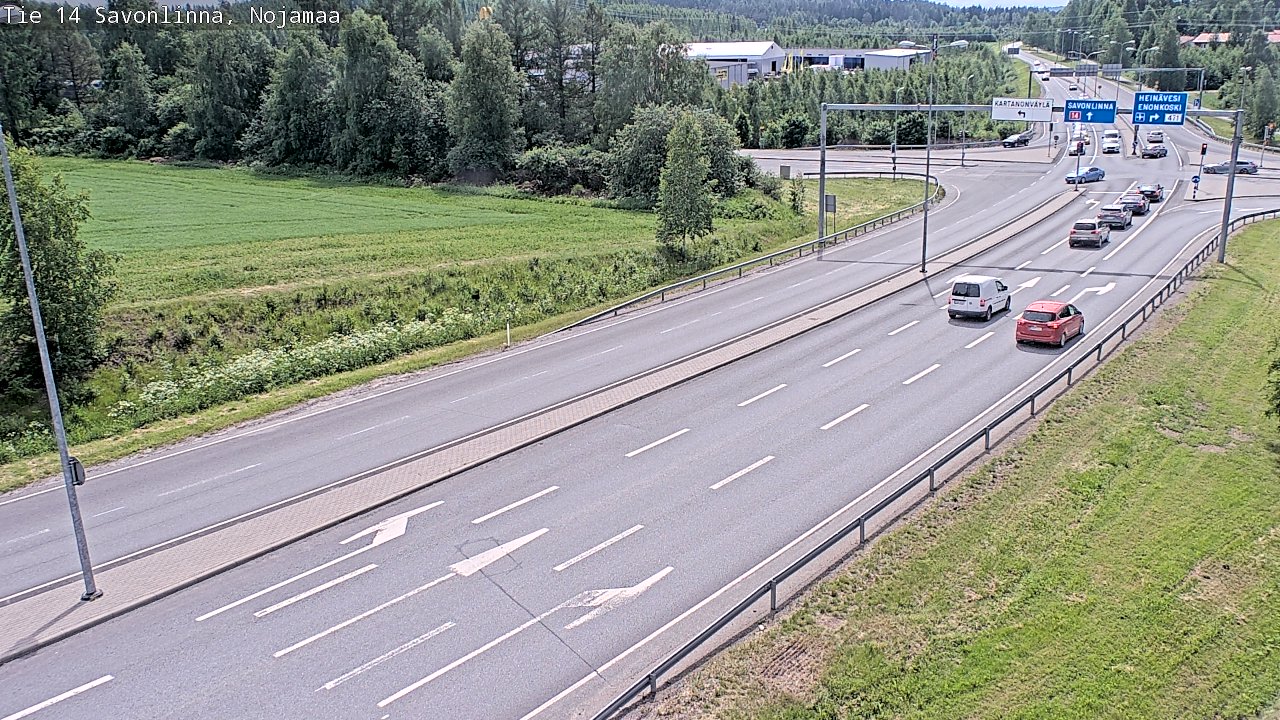 Kelikamerat Kuva Tie 14 Savonlinna, Nojanmaa, Savonlinna, Etelä-Savo