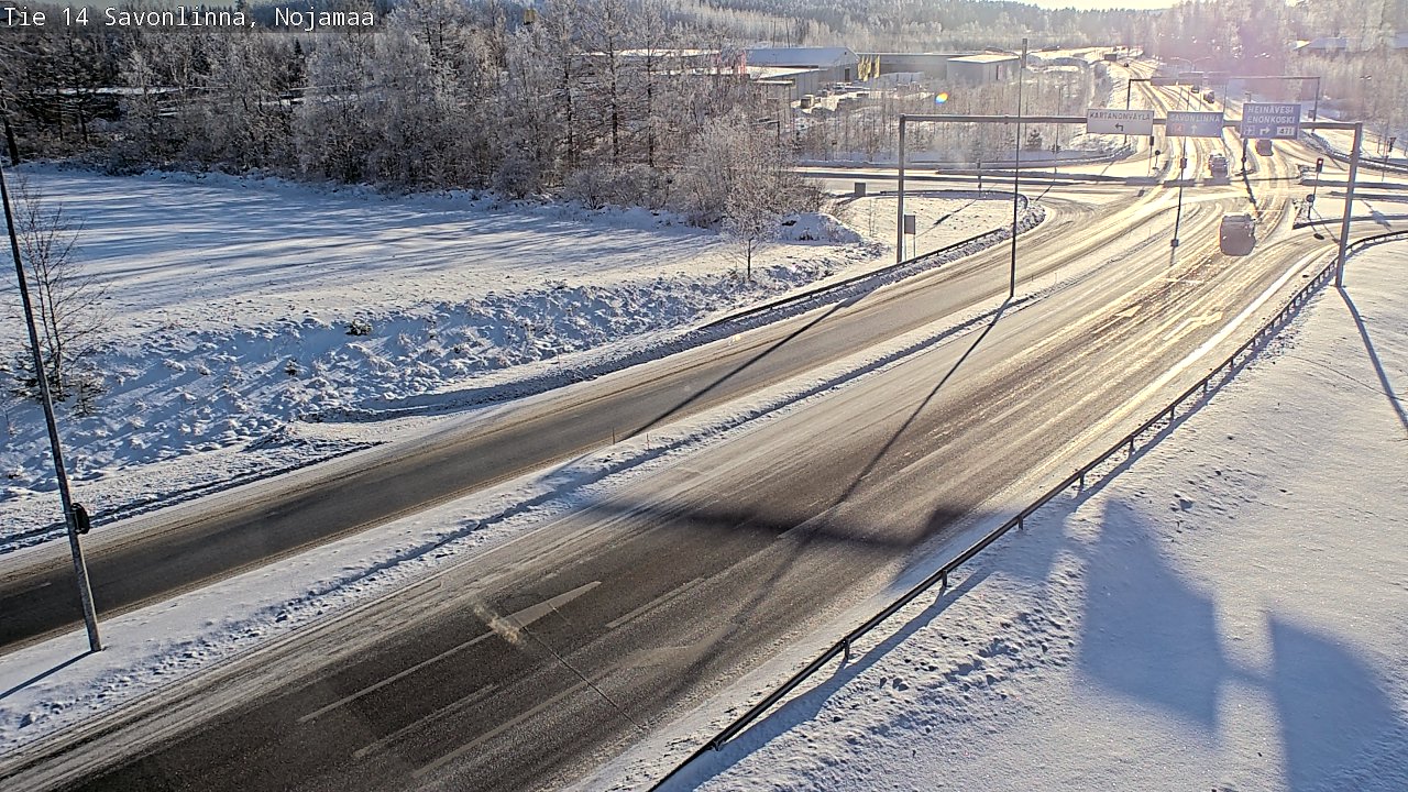 Weather Camera Image Väg 14 Nyslott, Nojanmaa, Savonlinna, Etelä-Savo