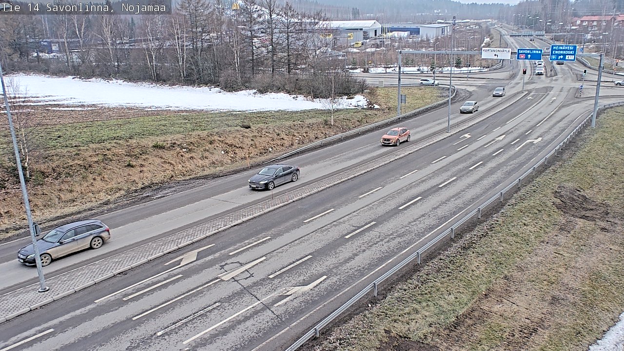 Weather Camera Image Road 14 Savonlinna, Nojanmaa, Savonlinna, Etelä-Savo